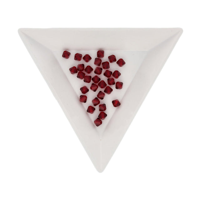 M.C. Doppelkegel 4 mm - Siam - PerlineBeads