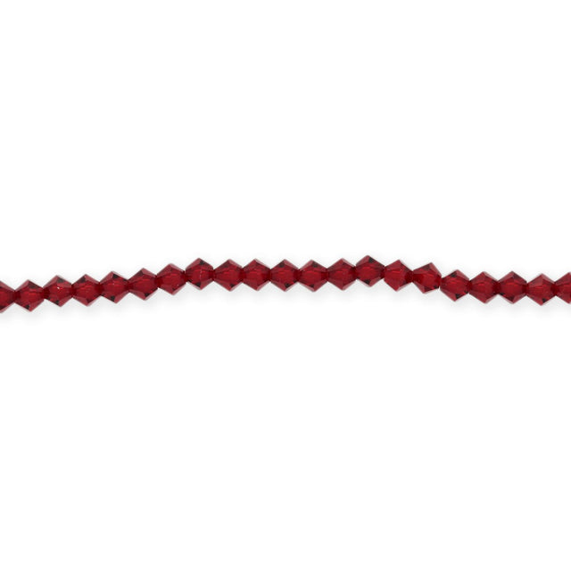 M.C. Doppelkegel 4 mm - Siam - PerlineBeads