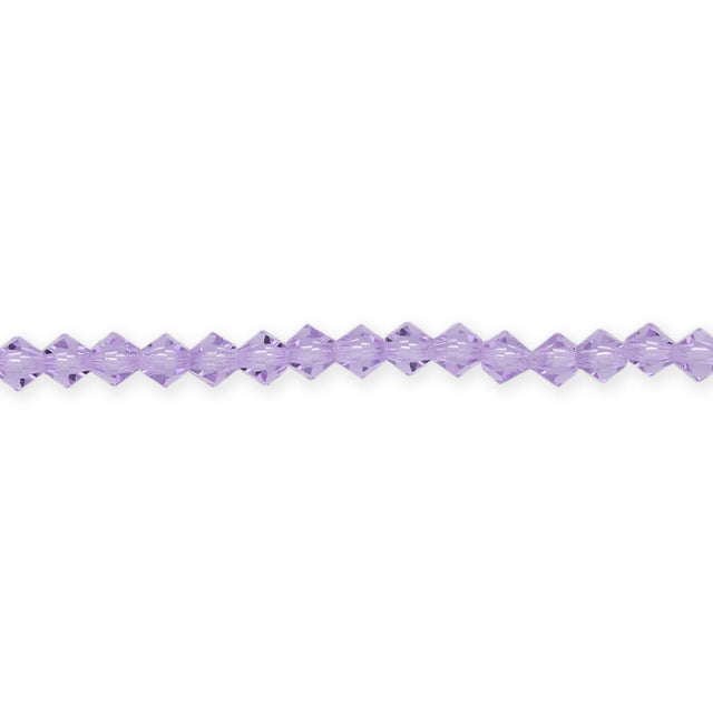 M.C. Doppelkegel 4 mm - Violet - PerlineBeads