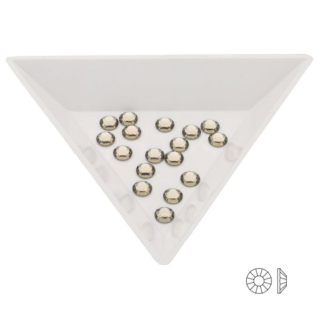 MC Flatback Cut Viva (SS20) – Black Diamond - PerlineBeads