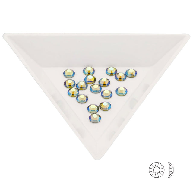 MC Flatback Cut Viva (SS20) – Olivine - PerlineBeads