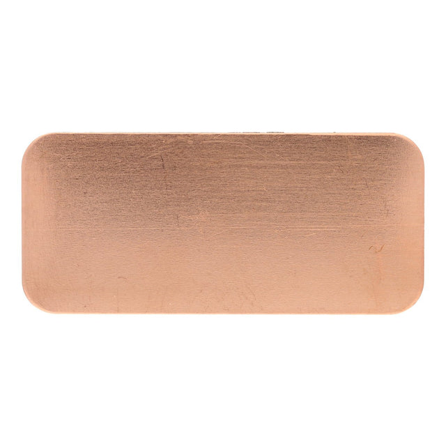 Metal stamping blank: Rechteck aus Kupfer, gross - PerlineBeads