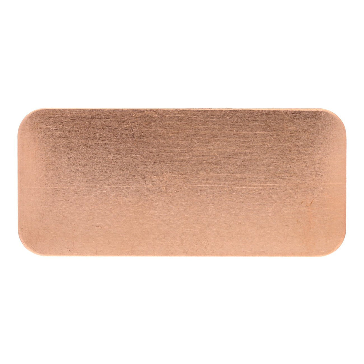 Metal stamping blank: Rechteck aus Kupfer, gross - PerlineBeads