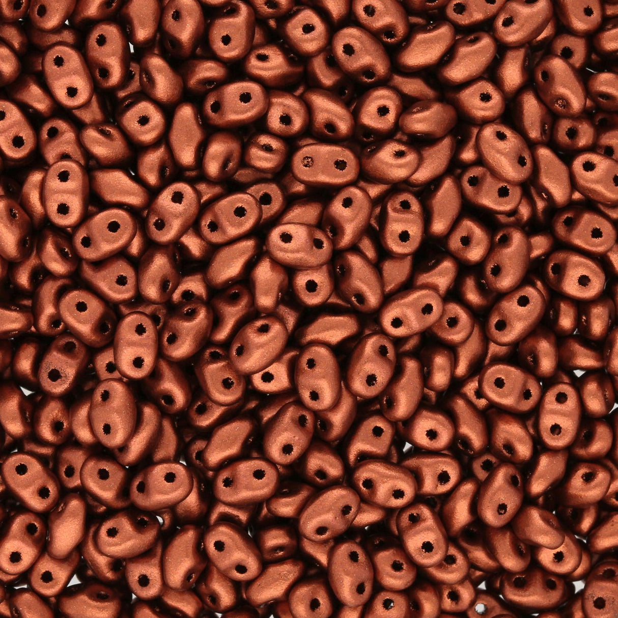 MiniDuo 2x4 mm - Crystal Bronze Fire Red - PerlineBeads