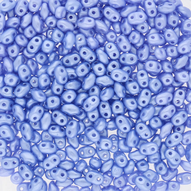 MiniDuo 2x4 mm - Pastel Light Sapphire - PerlineBeads