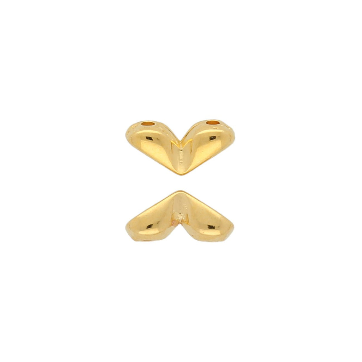 Mitakas-GemDuo Side Bead – 24K Gold Plate - PerlineBeads