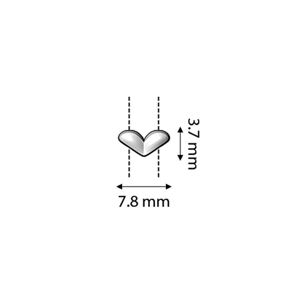 Mitakas-GemDuo Side Bead – Rose Gold Plate - PerlineBeads