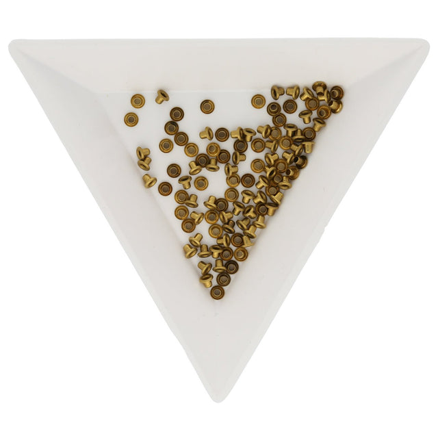 Nieten / Öse EYELET HOLLOW BRASS - Messing - PerlineBeads