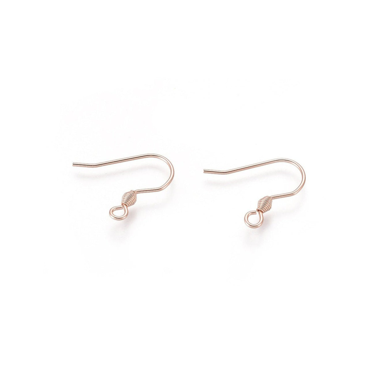 Ohrbügel für Ohrringe, Edelstahl – Farbe Rose Gold - PerlineBeads