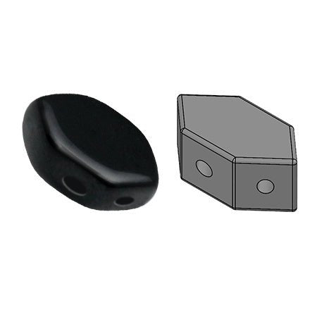 Paros® par Puca® - Jet - PerlineBeads