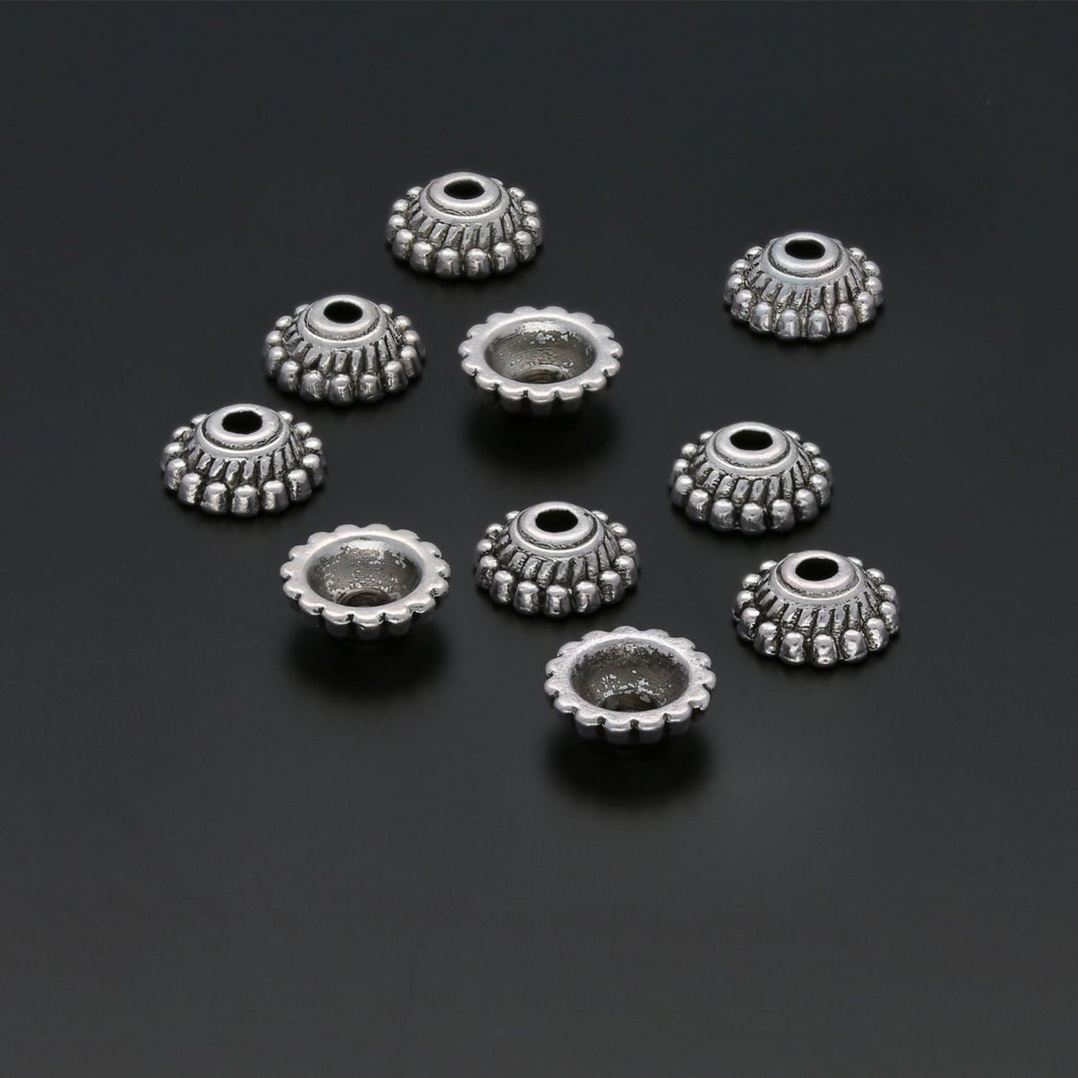 Perlenkappen – 8 mm - PerlineBeads