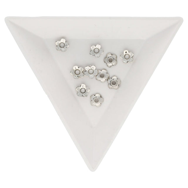 Perlenkappen Blumenform – 6,5 mm - PerlineBeads