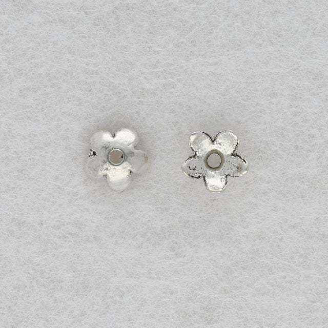 Perlenkappen Blumenform – 6,5 mm - PerlineBeads