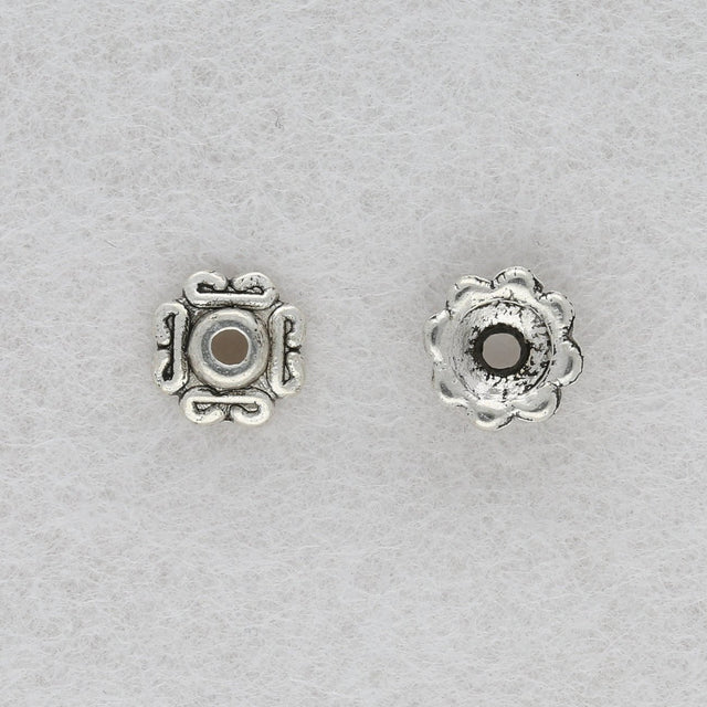 Perlenkappen Blumenform – 7 mm - PerlineBeads