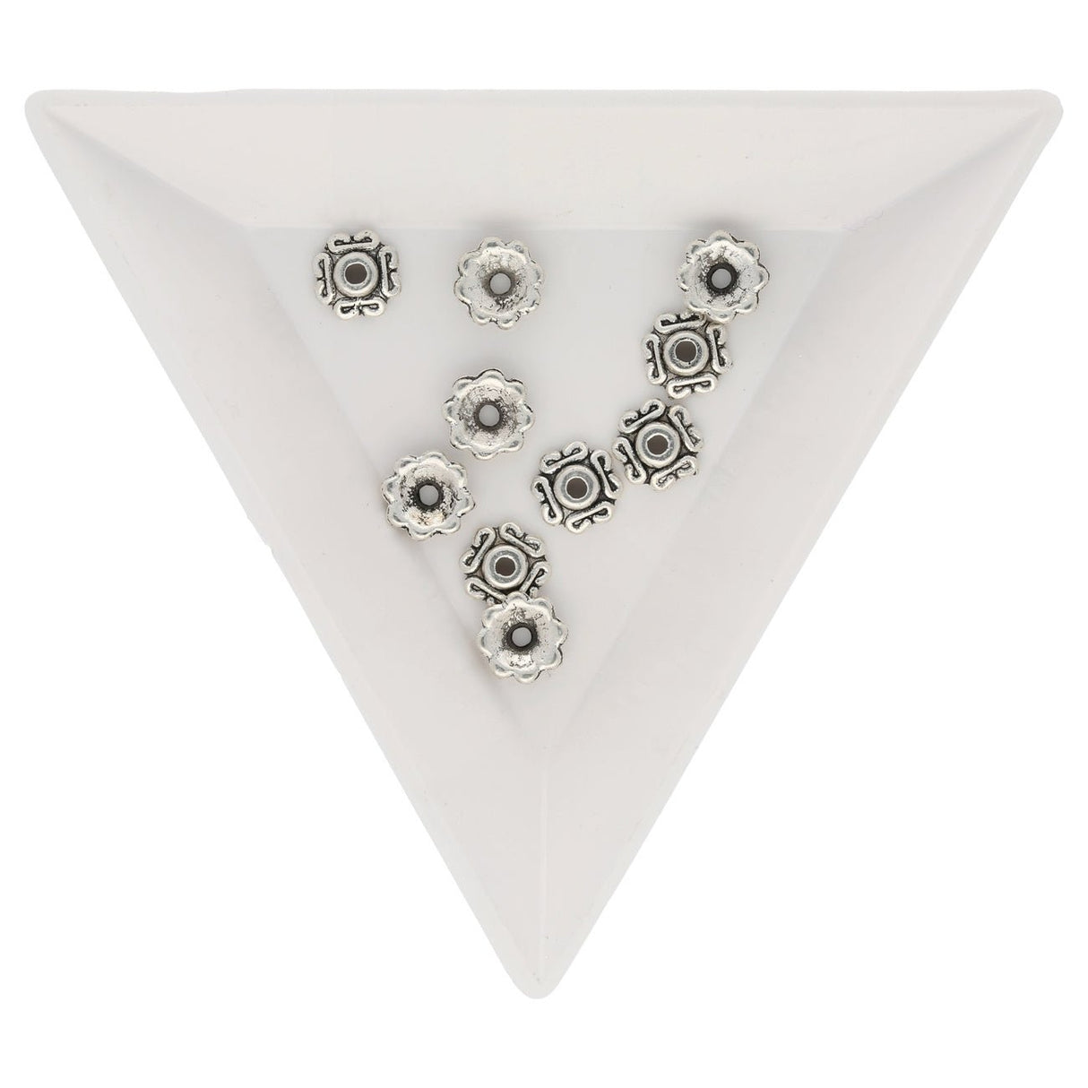 Perlenkappen Blumenform – 7 mm - PerlineBeads