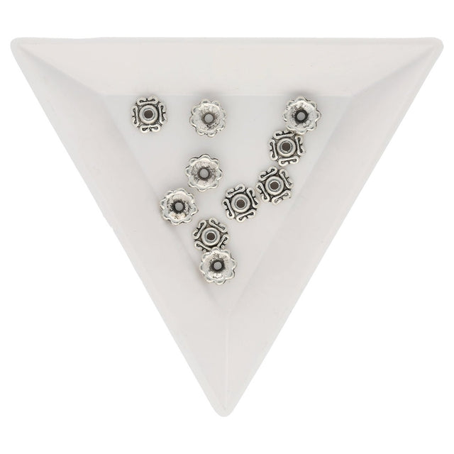 Perlenkappen Blumenform – 7 mm - PerlineBeads