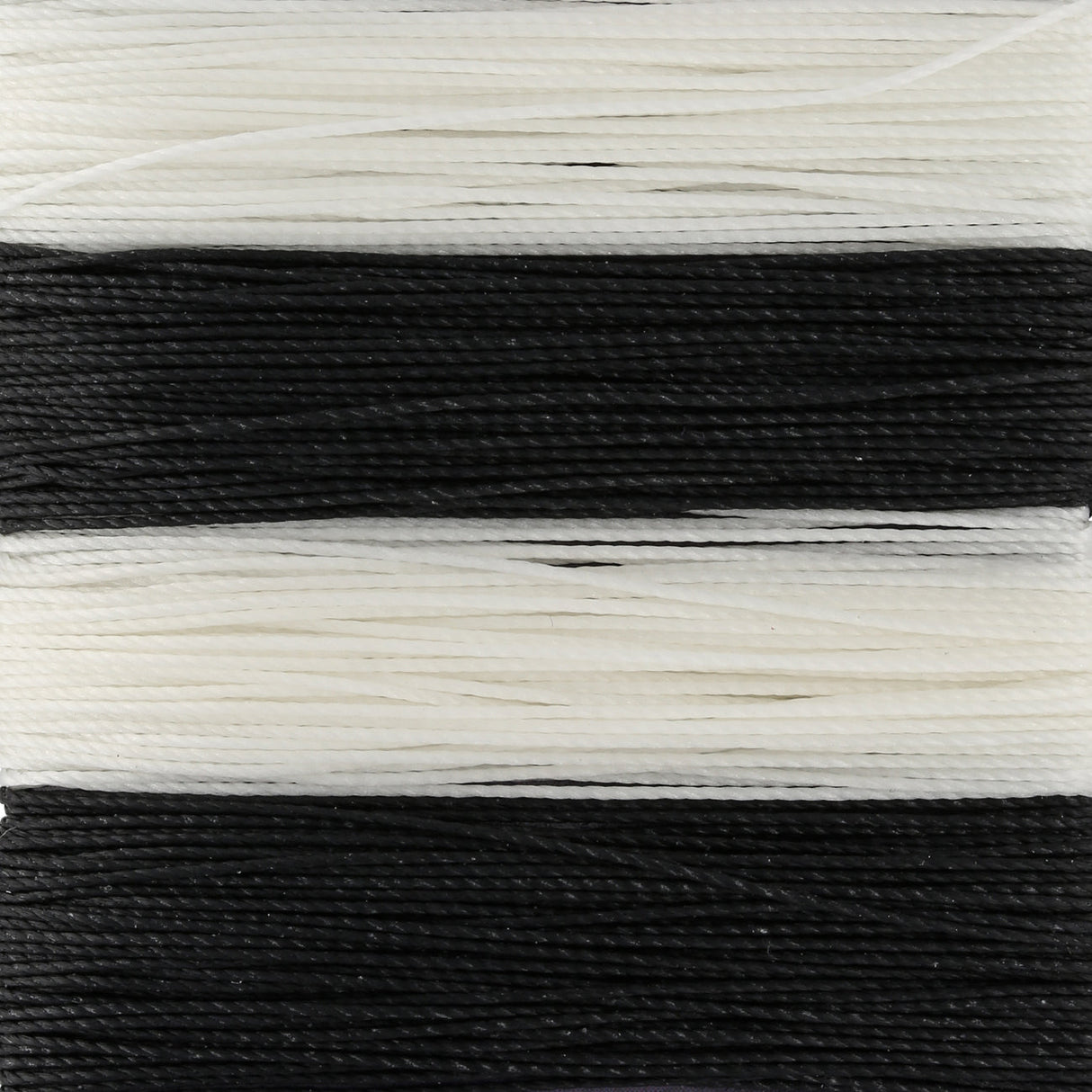 Perlenkordel S-Lon™ TEX210 - Black & White Mix - PerlineBeads