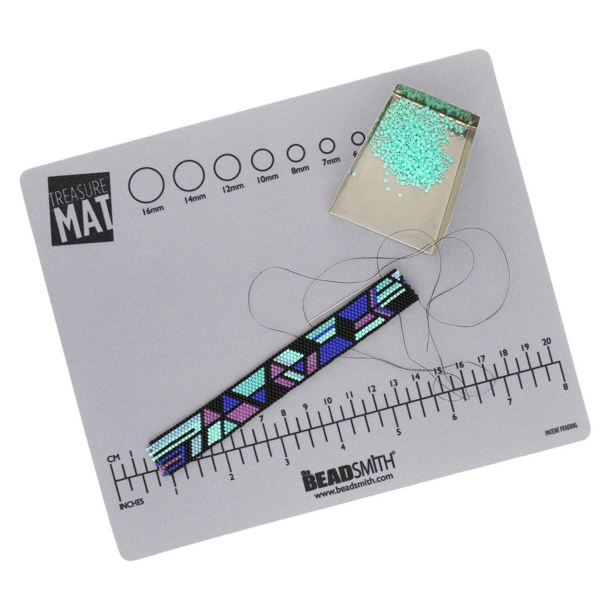 Perlenmatte Treasure Mat - 21,5 x 18 cm - PerlineBeads