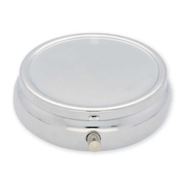 Pillendoese aus Metall mit drei Fächern - PerlineBeads