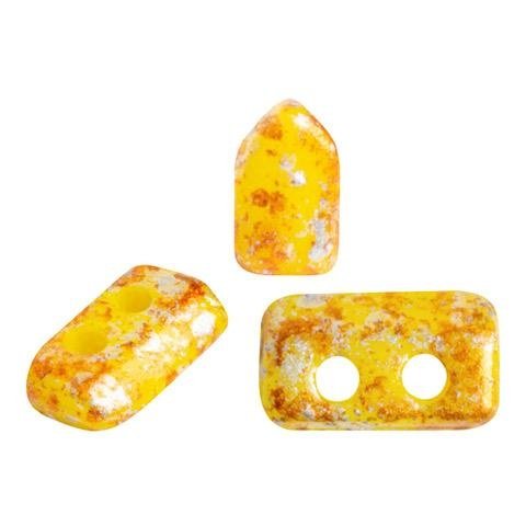 Piros® par Puca® - Opaque Jonquil Tweedy - PerlineBeads