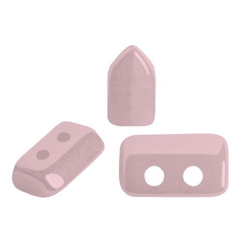 Piros® par Puca® - Opaque Light Rose Ceramic Look - PerlineBeads