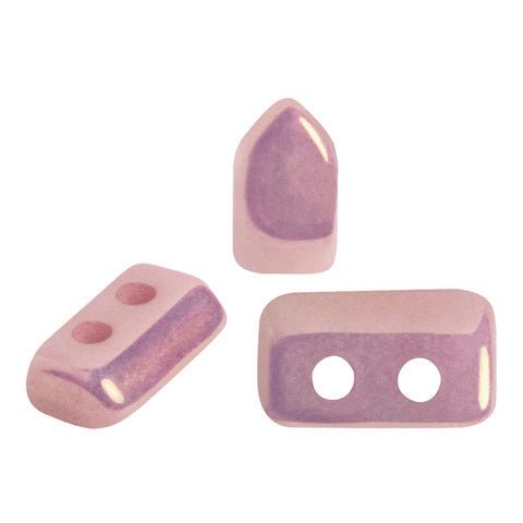 Piros® par Puca® - Opaque Mix Violet/Gold Ceramic Look - PerlineBeads