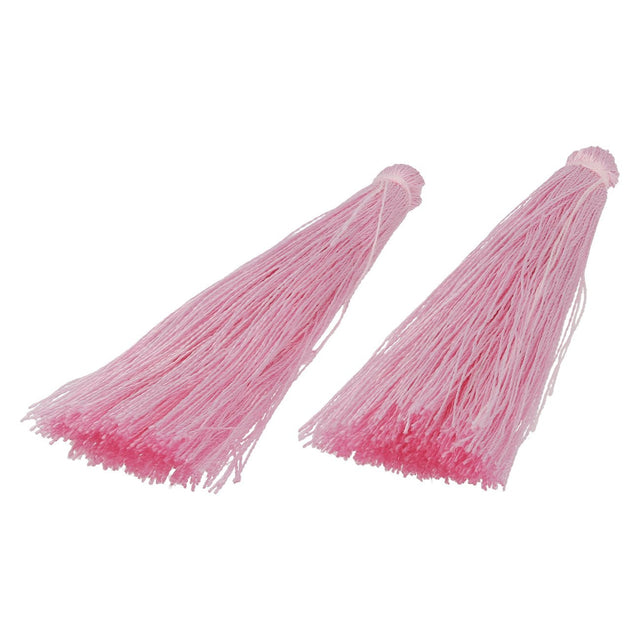 Quaste aus Nylon 65 x 6 mm - Rose - PerlineBeads