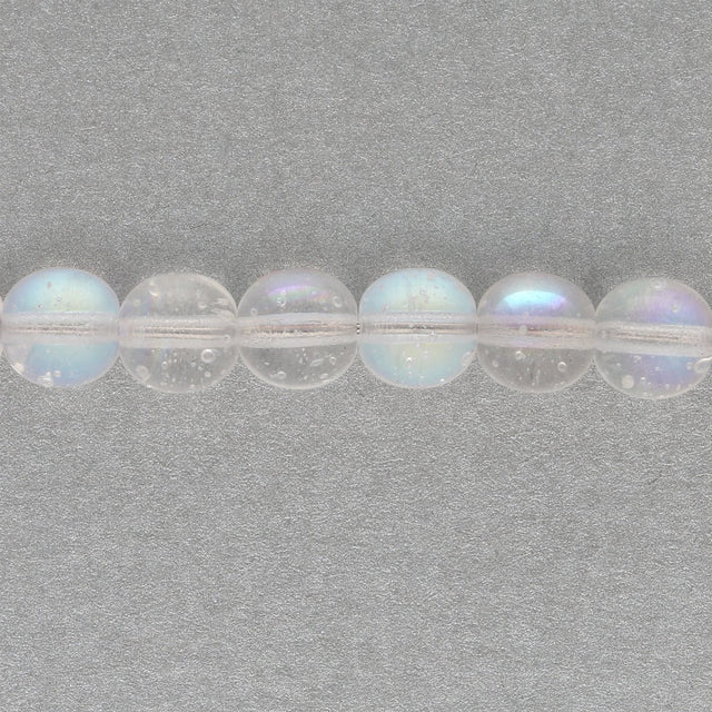 Recycelte Glasperlen 7 mm - Metallic Ice Bubbles - PerlineBeads