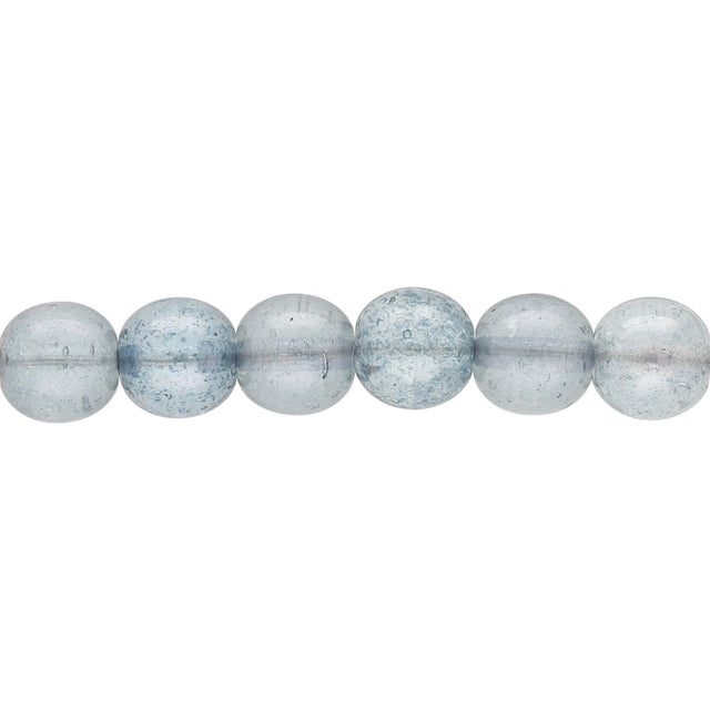 Recycelte Glasperlen 7 mm - Sea Bubbles - PerlineBeads
