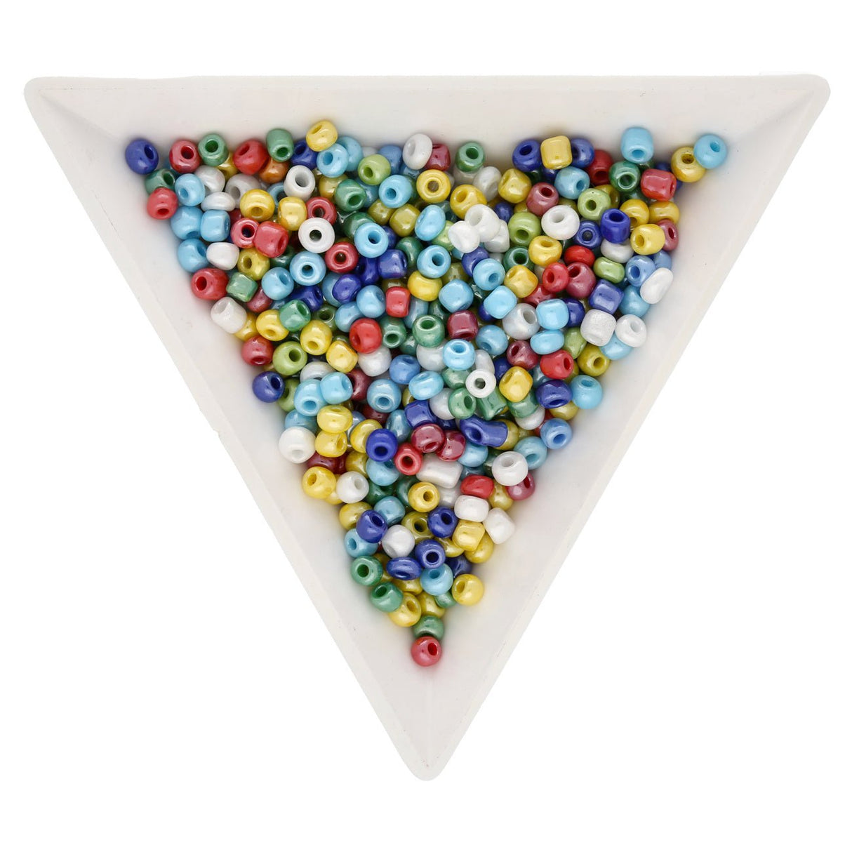 Rocailles Glasperlen 3 mm unregelmässige Grösse – Tutti Frutti Mix - PerlineBeads