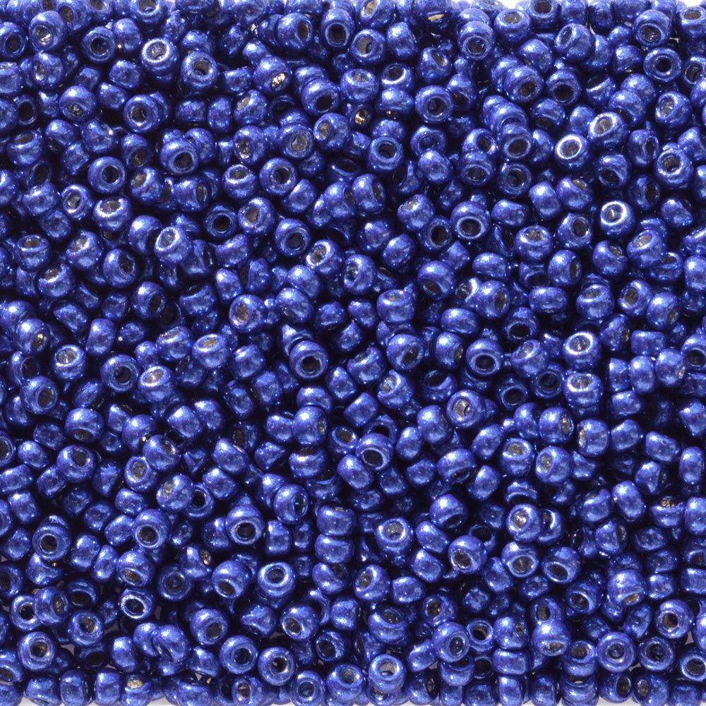 Rocailles-Perlen Miyuki 11/0 – Duracoat Galvanized Navy - PerlineBeads