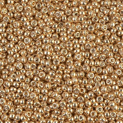 Rocailles-Perlen Miyuki 11/0 – Galvanized Yellow Gold - PerlineBeads