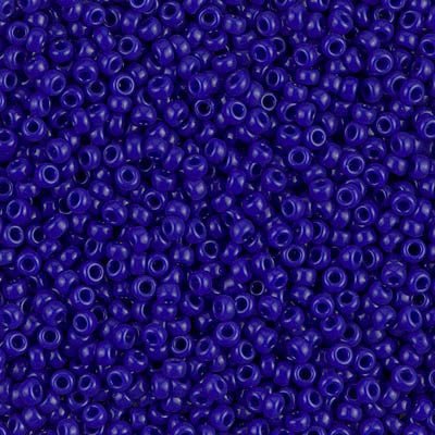Rocailles-Perlen Miyuki 11/0 – Opaque Cobalt - PerlineBeads