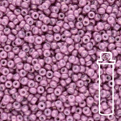 Rocailles-Perlen Miyuki 11/0 – Opaque Dark Orchid Luster - PerlineBeads