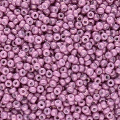 Rocailles-Perlen Miyuki 11/0 – Opaque Dark Orchid Luster - PerlineBeads