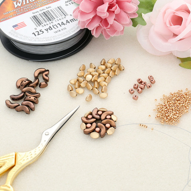 Rocailles-Perlen Miyuki 15/0 – Galvanized Yellow Gold - PerlineBeads