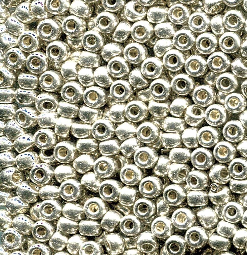 Rocailles-Perlen Miyuki 6/0 – Galvanized Sterling Silver - PerlineBeads