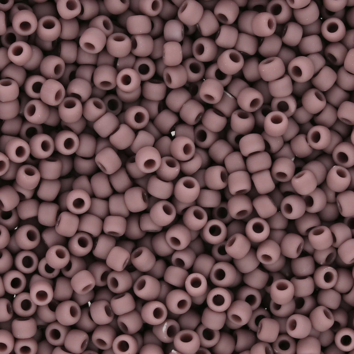 Rocailles-Perlen Toho 11/0 – Opaque Frosted Lavender - PerlineBeads