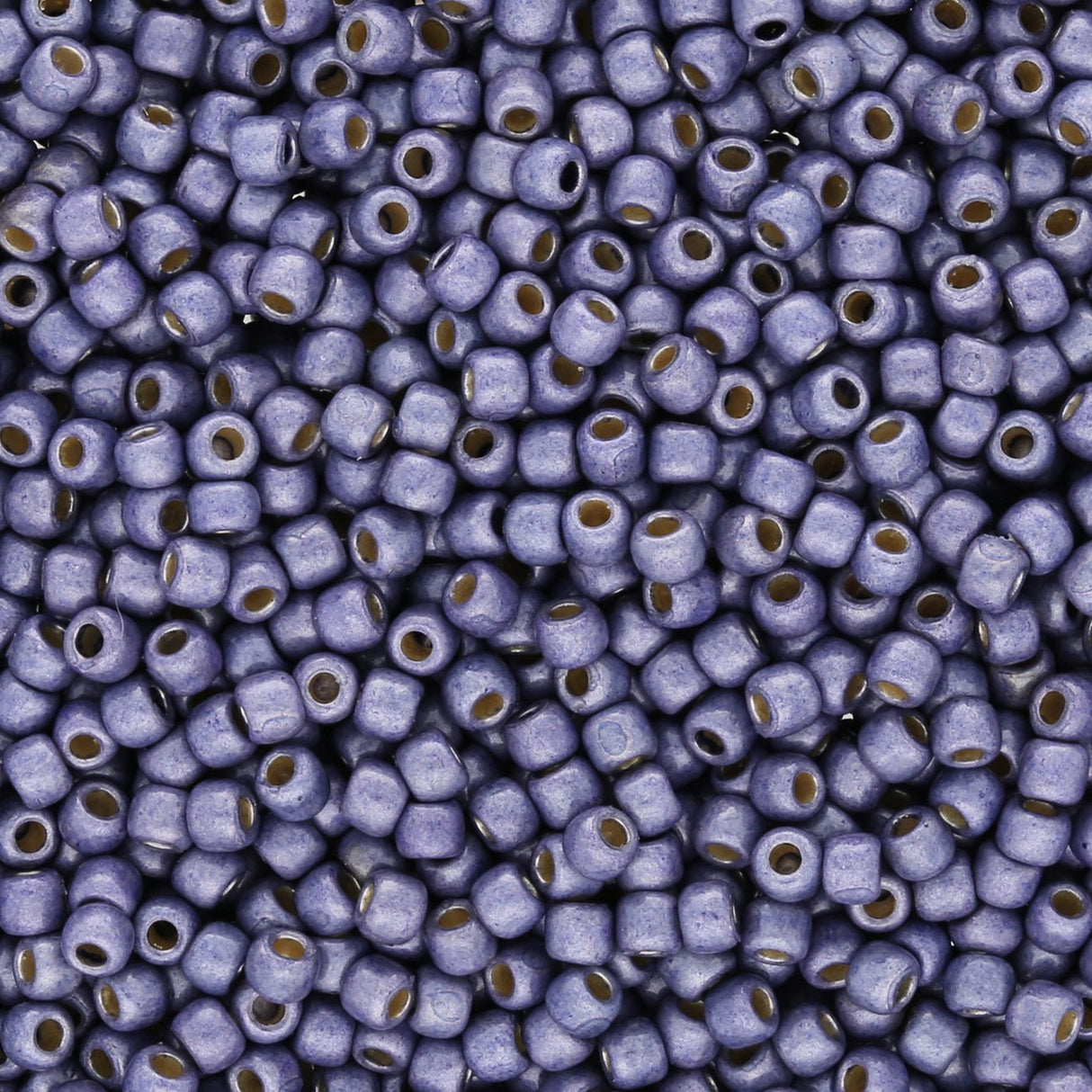 Rocailles-Perlen Toho 11/0 – PermaFinish Matte Frosted Metallic Polaris - PerlineBeads