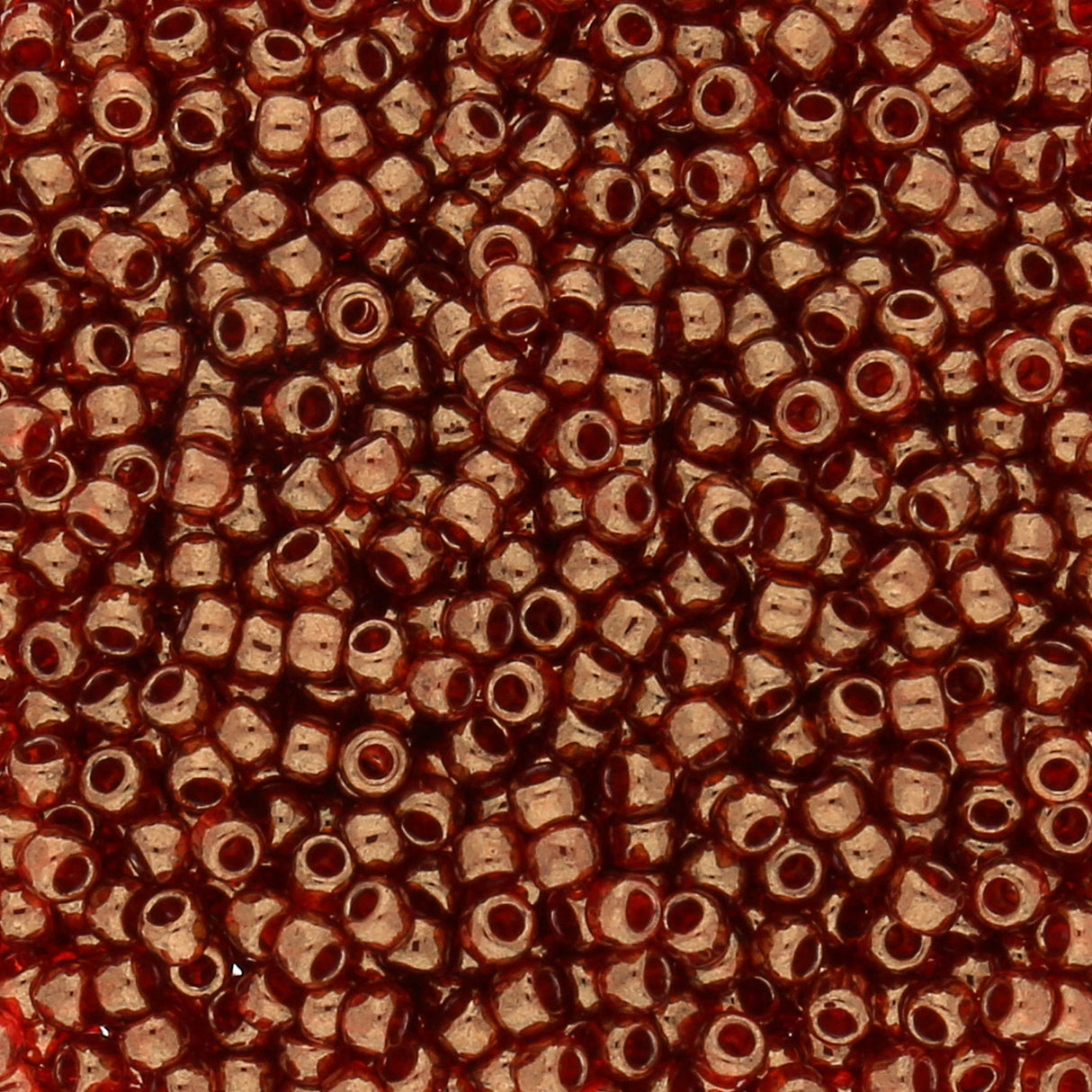 Rocailles-Perlen Toho 8/0 – Gold-Lustered African Sunset - PerlineBeads