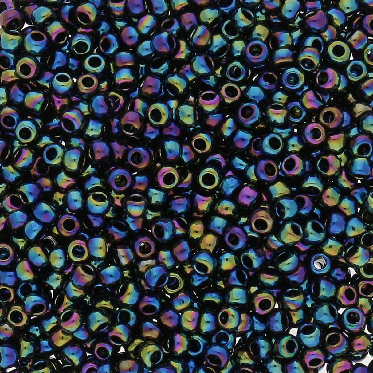 Rocailles-Perlen Toho 8/0 – Metallic Rainbow Iris - PerlineBeads