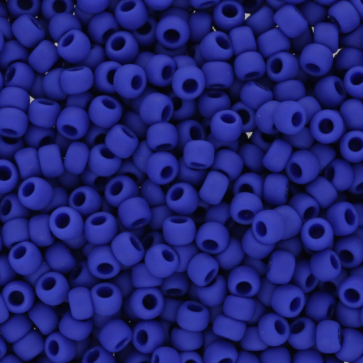 Rocailles-Perlen Toho 8/0 – Opaque Frosted Navy Blue - PerlineBeads