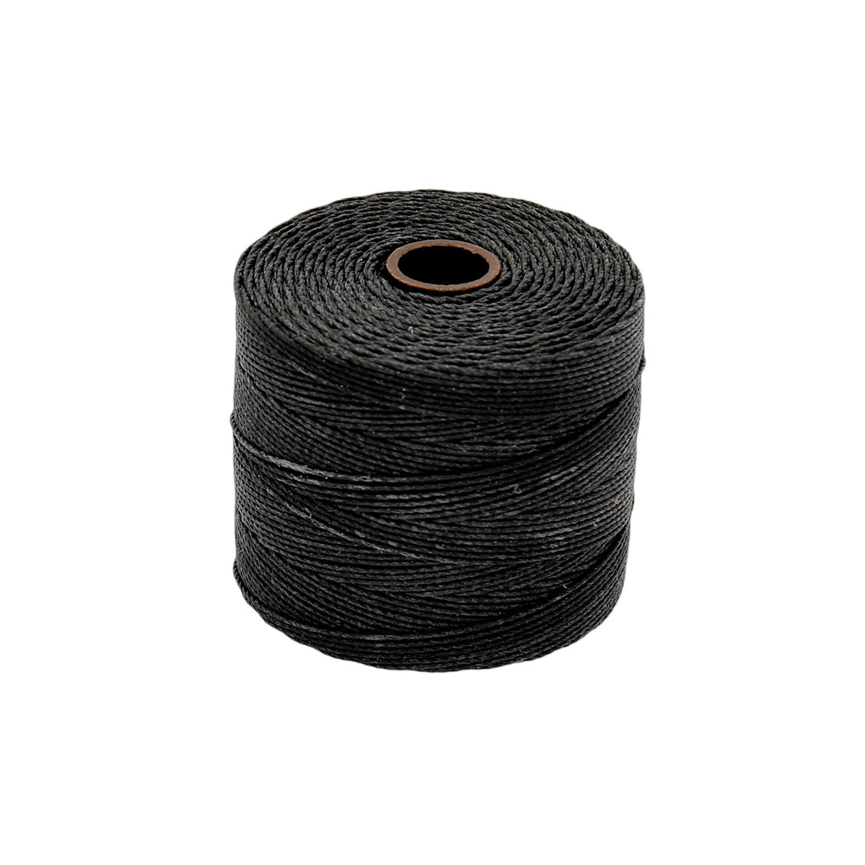 S-Lon Faden, fein - Black - PerlineBeads