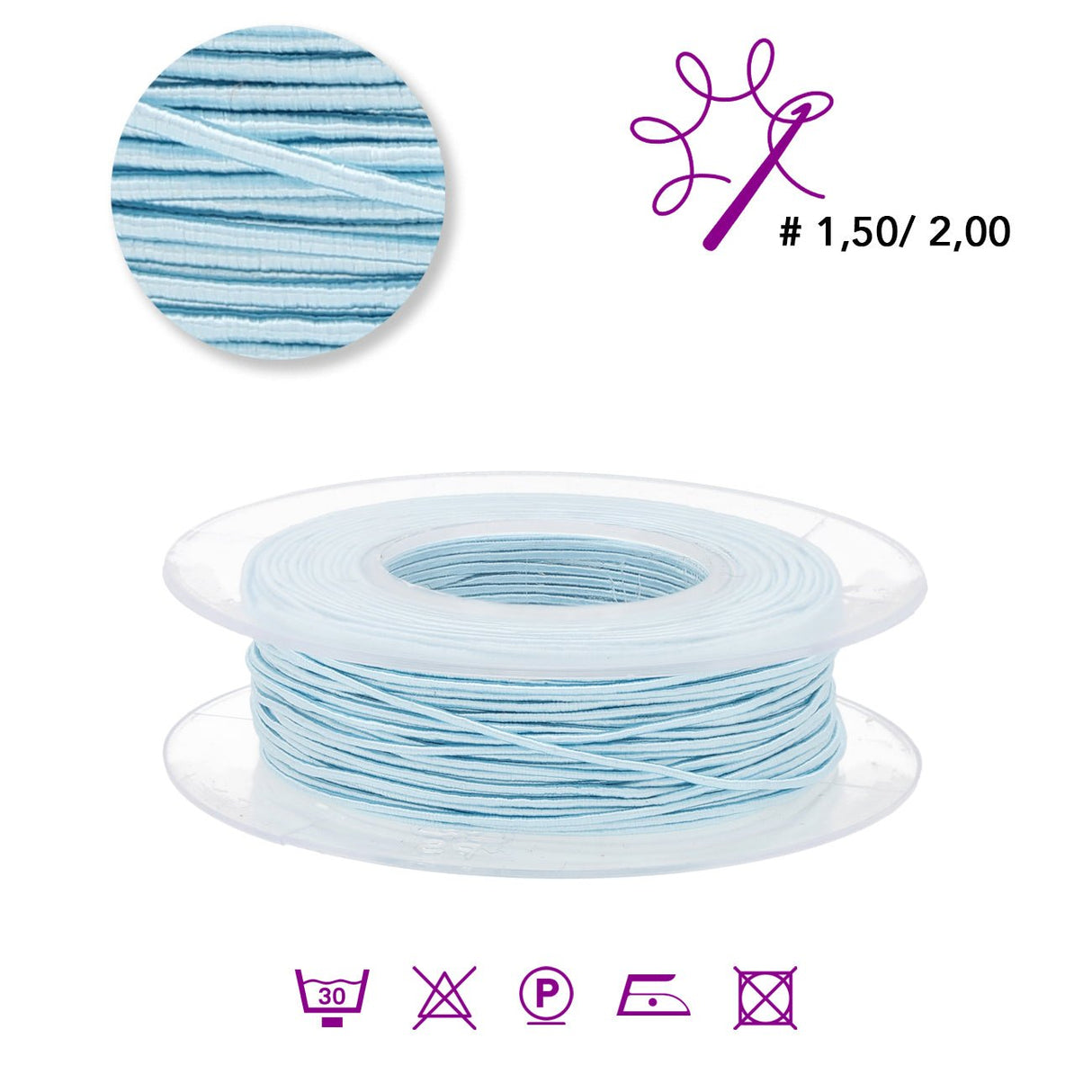 Samantha Schmuckgarn - Himmelblau (G3120) - PerlineBeads