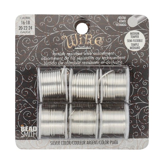 Schmuckdraht-Sortiment: Wire Elements – Silber - PerlineBeads