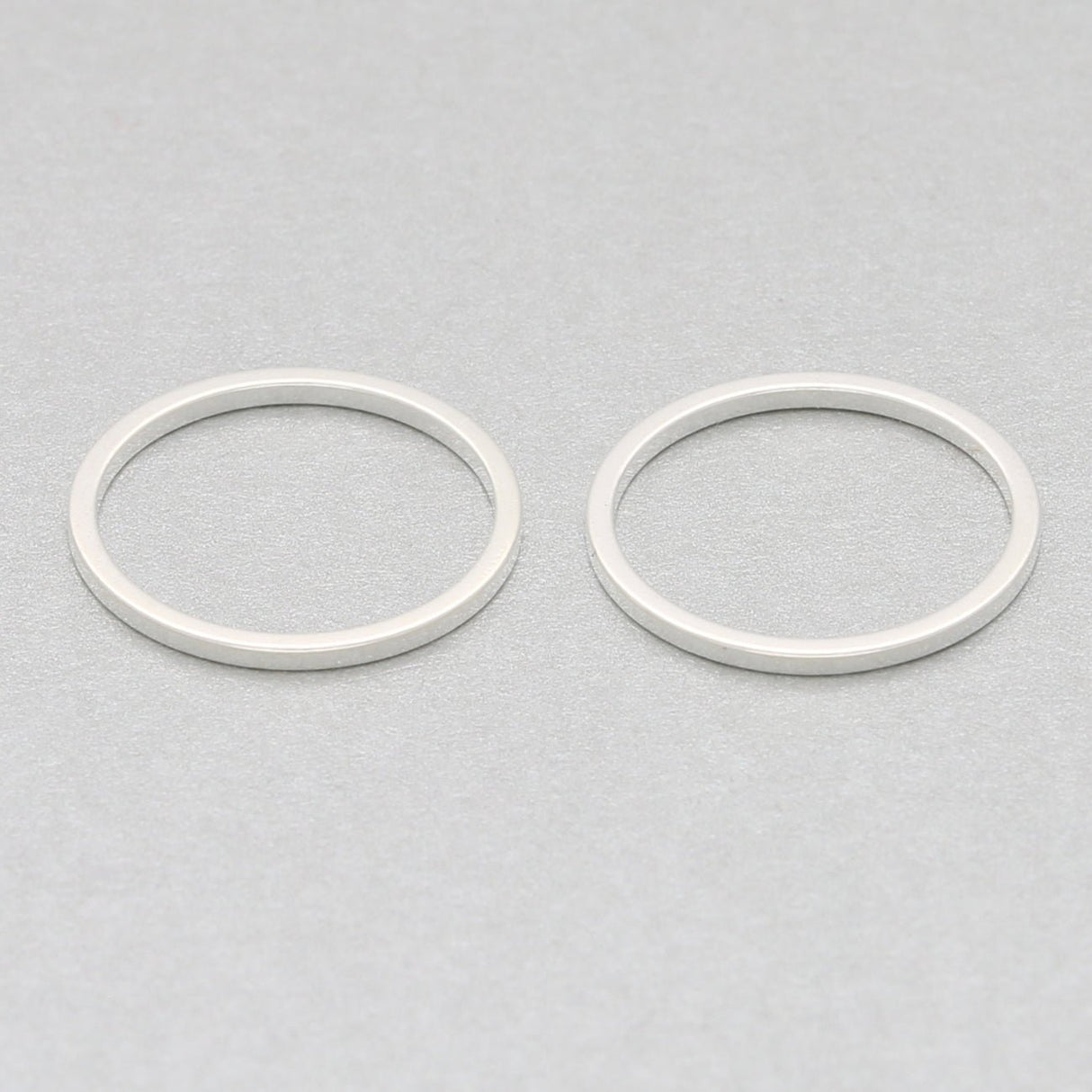 Schmuckverbinder Ringform, Ø 15 mm - Silber - PerlineBeads