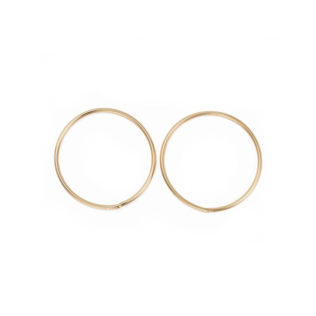 Schmuckverbinder Ringform, Ø 30 mm - Gold - PerlineBeads