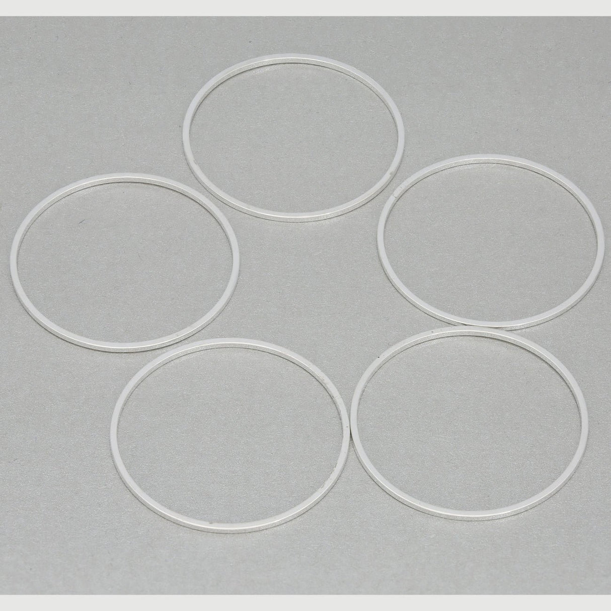 Schmuckverbinder Ringform, Ø 30 mm - Silber - PerlineBeads