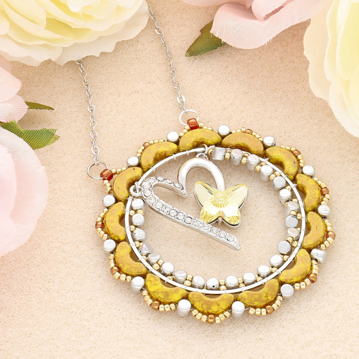 Schmuckverbinder Ringform, Ø 40 mm - PerlineBeads