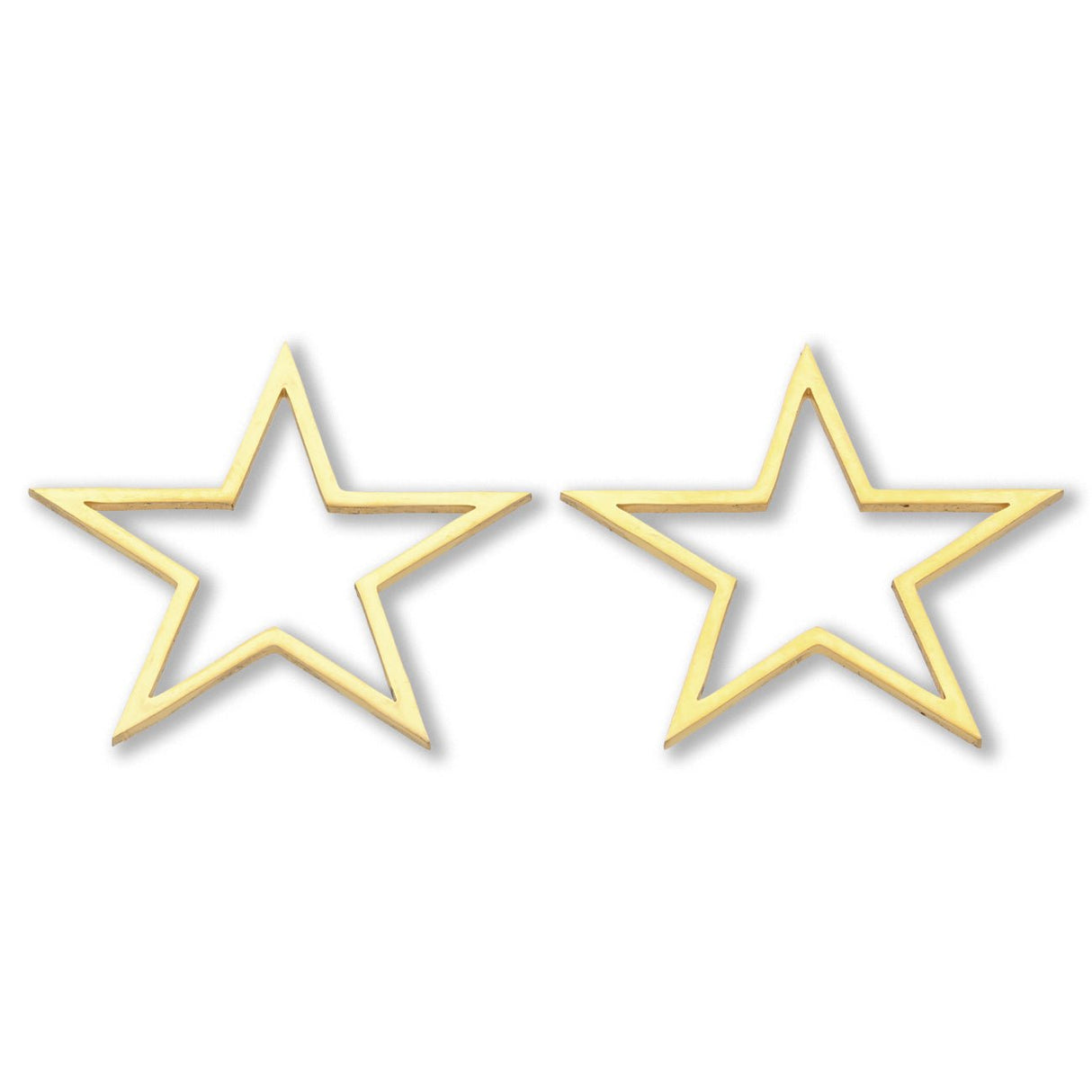 Schmuckverbinder Stern-Form - Edelstahl – Farbe Gold - PerlineBeads